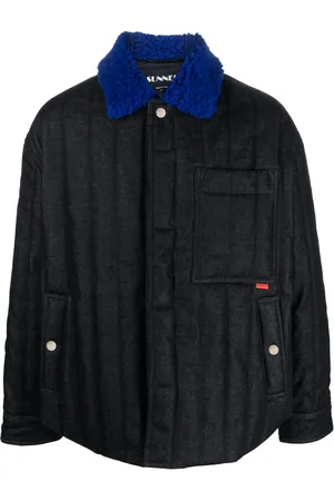 SUNNEI Contrast-collar padded jacket