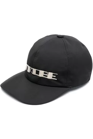 Rick Owens Men Caps - Strobe-embroidered baseball cap