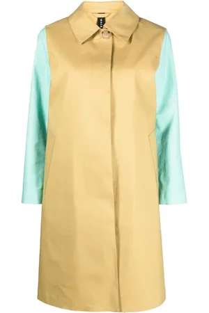 MACKINTOSH Colour-block cotton coat