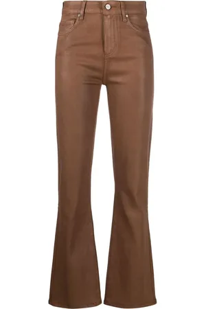 Paige Mid-rise flared jeans