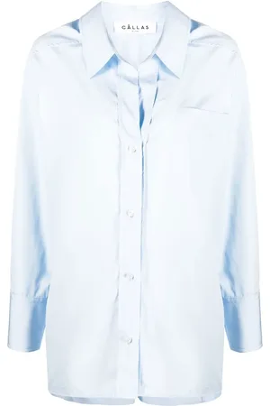 Callas Milano Petra oversize cotton poplin shirt