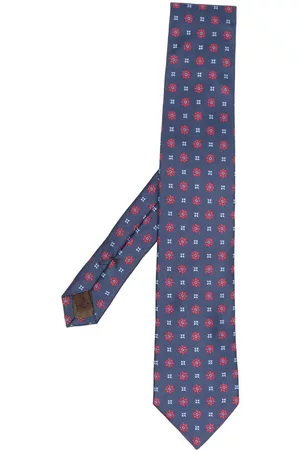 Church's Men Bow Ties - Floral-embroidered silk tie
