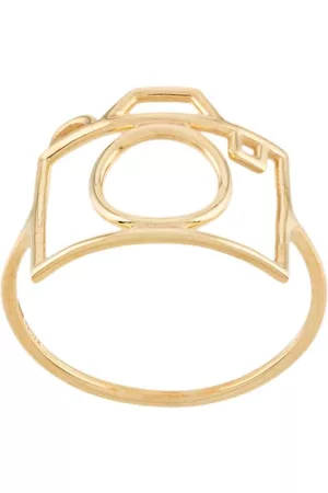 Aliita 9kt yellow camera ring