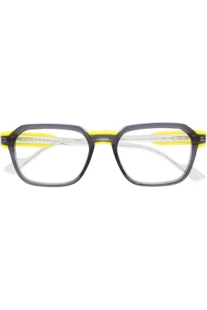face Colour-block glasses