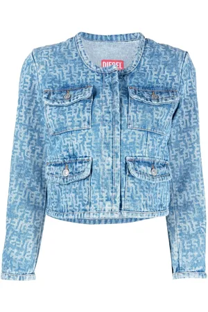 Diesel De-Velop-Sp1 monogram denim jacket