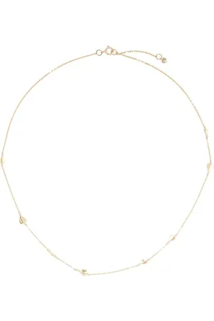 Dinny Hall 10kt yellow Folded Heart necklace