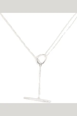 Dinny Hall Thalassa small T-bar necklace