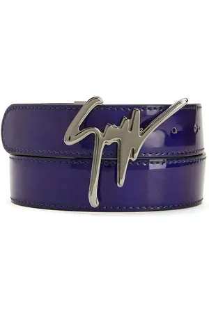 Shop Giuseppe Zanotti Embossed Leather Belt