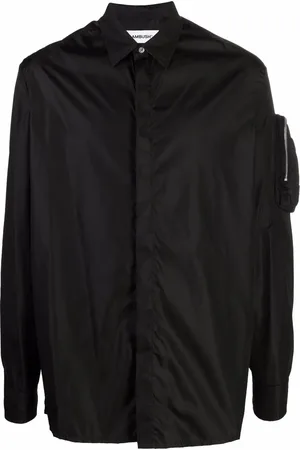 AMBUSH Logo-patch sleeve-pocket shirt