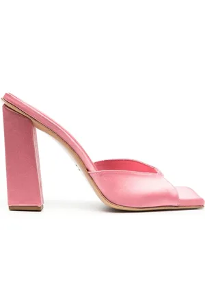 Gia Borghini Rosie satin 125mm mules