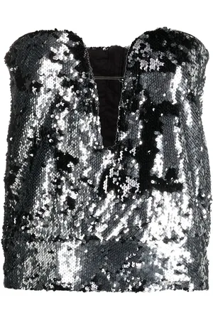 Isabel Marant Sequin-embellished plunge top