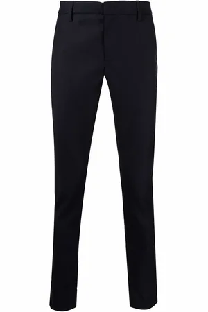 Dondup Straight-leg virgin wool trousers