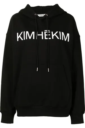 KIMHEKIM Logo print hoodie