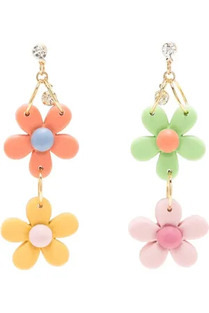 AMIR SLAMA Flower-charm drop earrings