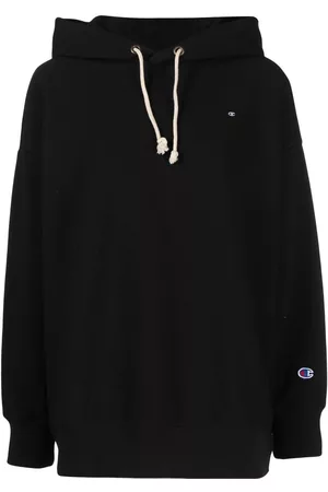 Champion Women Hoodies - Embroidered-logo detail hoodie