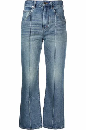 Saint Laurent Cropped high-rise jeans