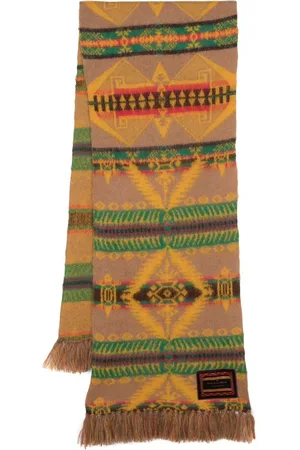 PIERRE-LOUIS MASCIA Geometric-print scarf