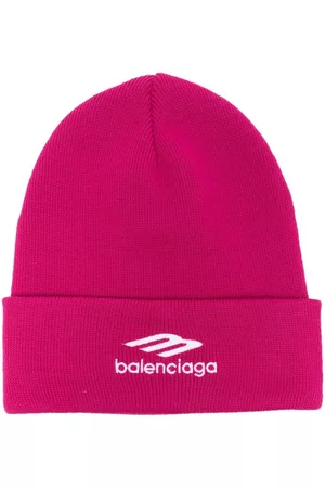 Balenciaga Logo-embroidered sports-icon beanie
