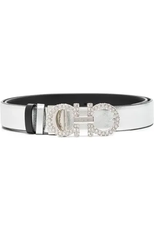 Salvatore Ferragamo Rhinestone buckle belt