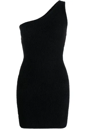 WARDROBE.NYC X Hailey Bieber one-shoulder dress