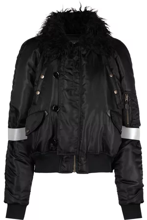 Maison Margiela Brushed-collar bomber jacket