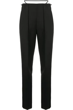 Nensi Dojaka High-waisted straight leg trousers
