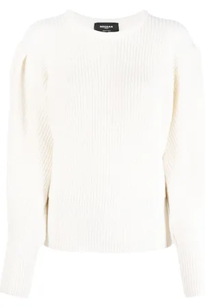 Rochas Chunky ribbed-knit jumper
