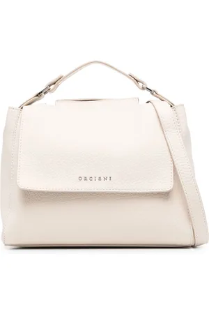 Orciani Grained leather crossbody bag