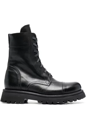 Moma 45mm combat leather ankle boots