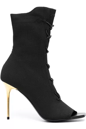 Balmain Lace-up 100mm boots