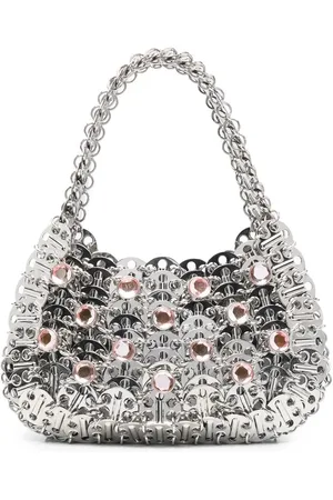 Paco rabanne 1969 metallic crossbody bag