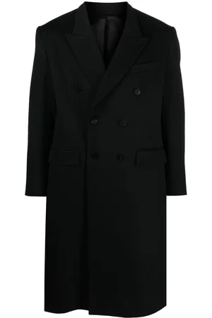 Ernest W. Baker Double-breasted virgin-wool coat