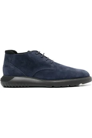 Hogan Suede lace-up boots