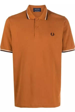Fred Perry Polo Shirts - Embroidered-logo short-sleeved polo shirt