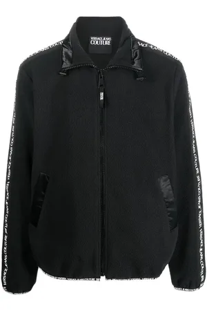 VERSACE Logo-print track jacket