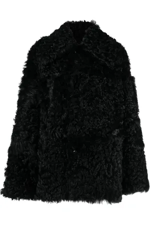 Ami Shearling button-up coat