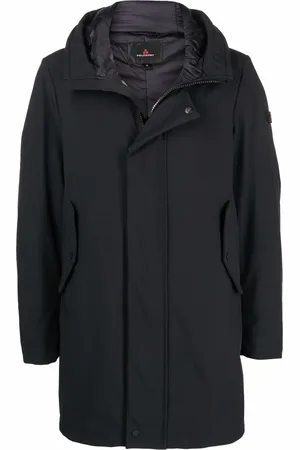 Peuterey Logo patch hooded coat