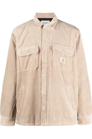 Carhartt Logo-patch buttoned shirt