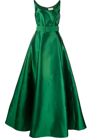 Sachin & Babi Kruse empire-line belted gown