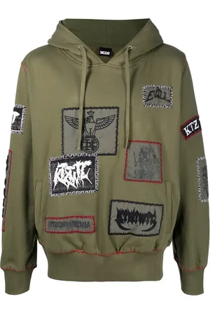 KTZ Patch-detailed drawstring hoodie