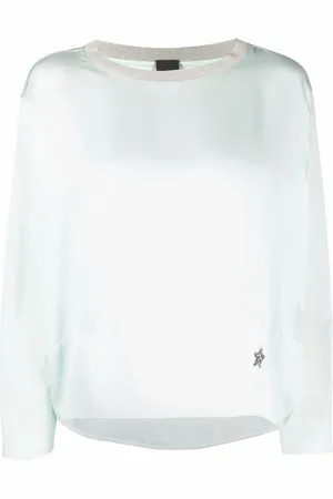 LORENA ANTONIAZZI Star-patch sweatshirt