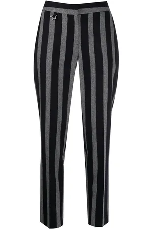 LORENA ANTONIAZZI Striped peg trousers