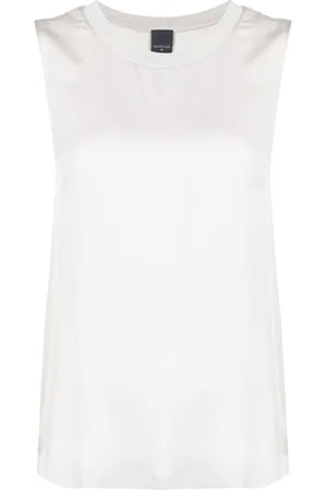 LORENA ANTONIAZZI Fine knit vest top