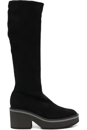 Robert Clergerie Anki 75mm knee-high suede boots