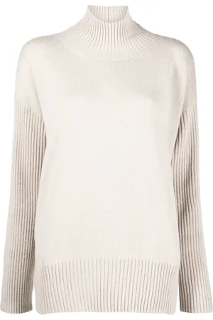 LORENA ANTONIAZZI Ribbed-knit cashmere jumper