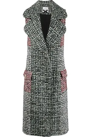 Edward Achour Paris Sleeveless tweed coat