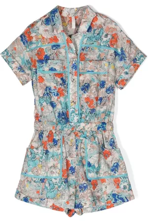 ZIMMERMANN Floral-print playsuit