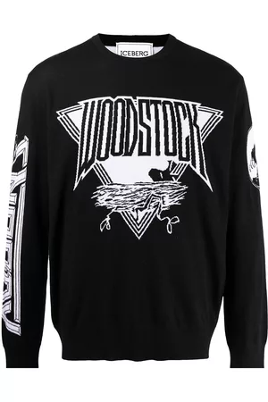 Iceberg Woodstock logo-intarsia jumper