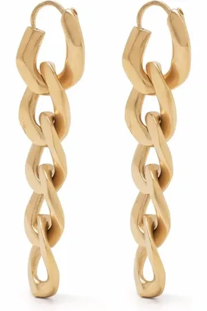 Maison Margiela Curb-chain drop earrings