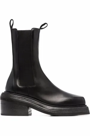 MARSÈLL Cassetto square-toe ankle boots